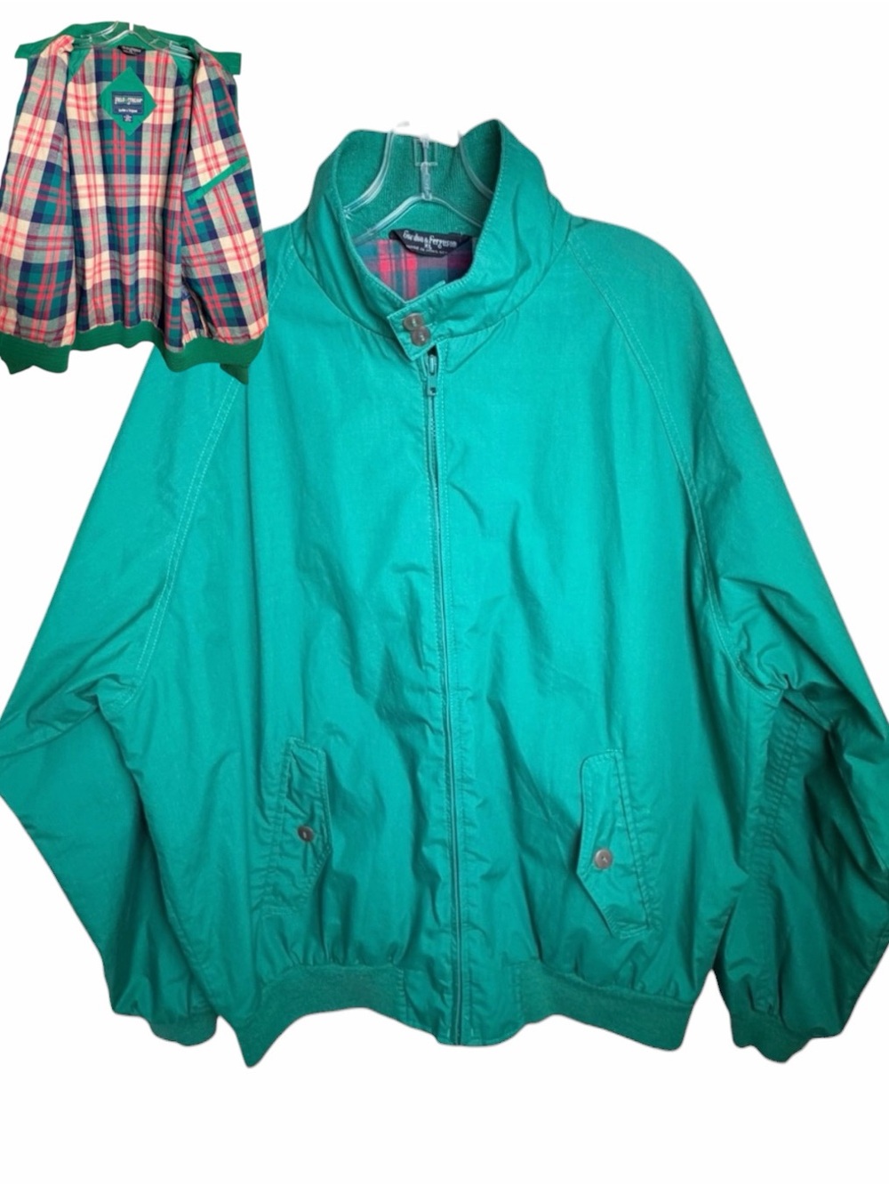 Vintage Field & Stream Gordon & Ferguson Harrington Jacket Green XL